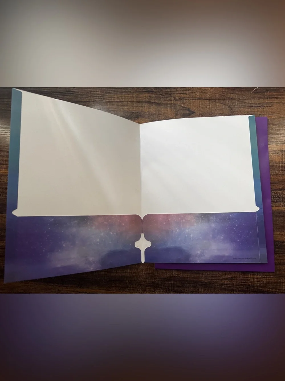 Set of 2 Paper 2-Pocket Folders Target Galaxy Sparkle & Arm in Arm Vegas New